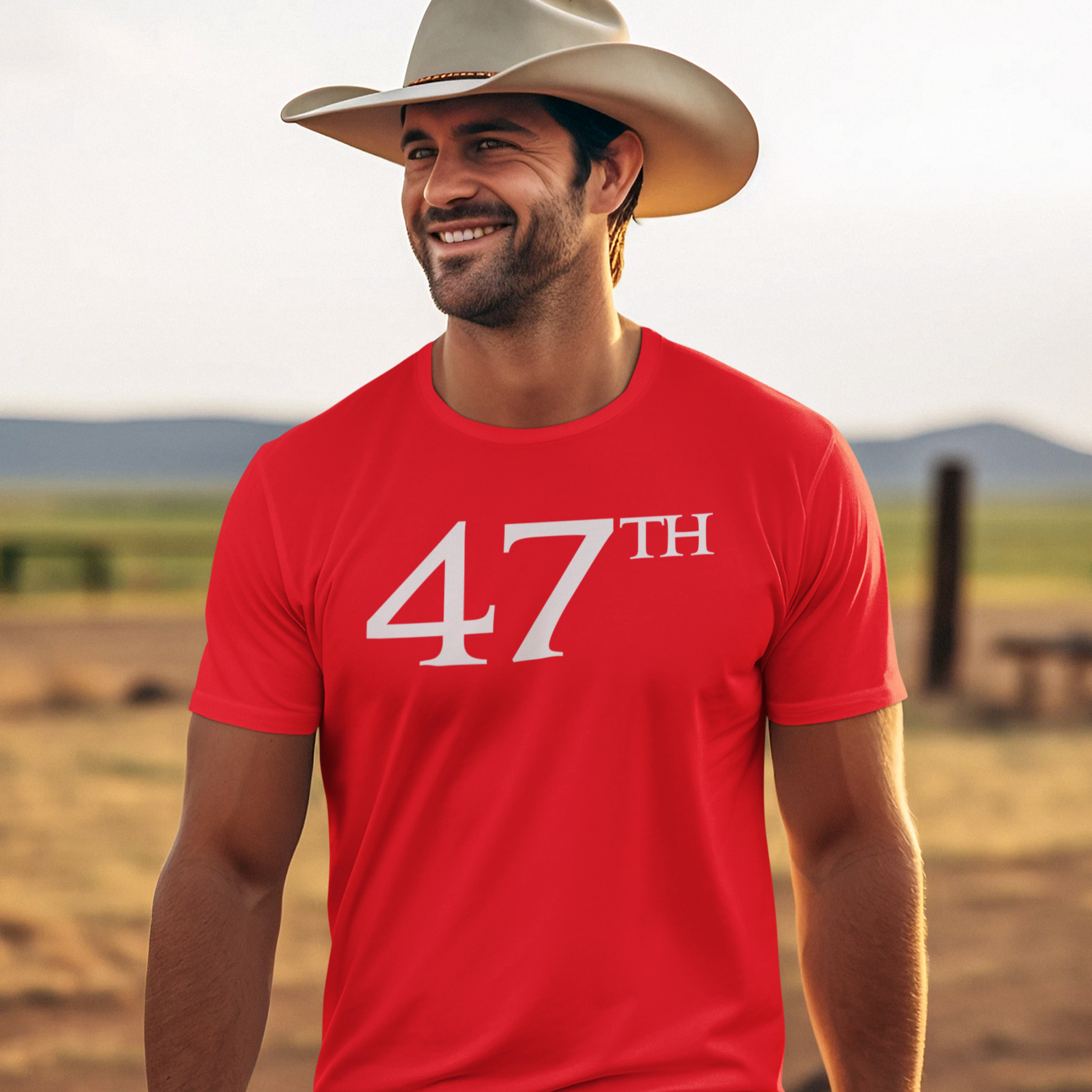 Printify T-Shirt 47th Short-Sleeve T-Shirt