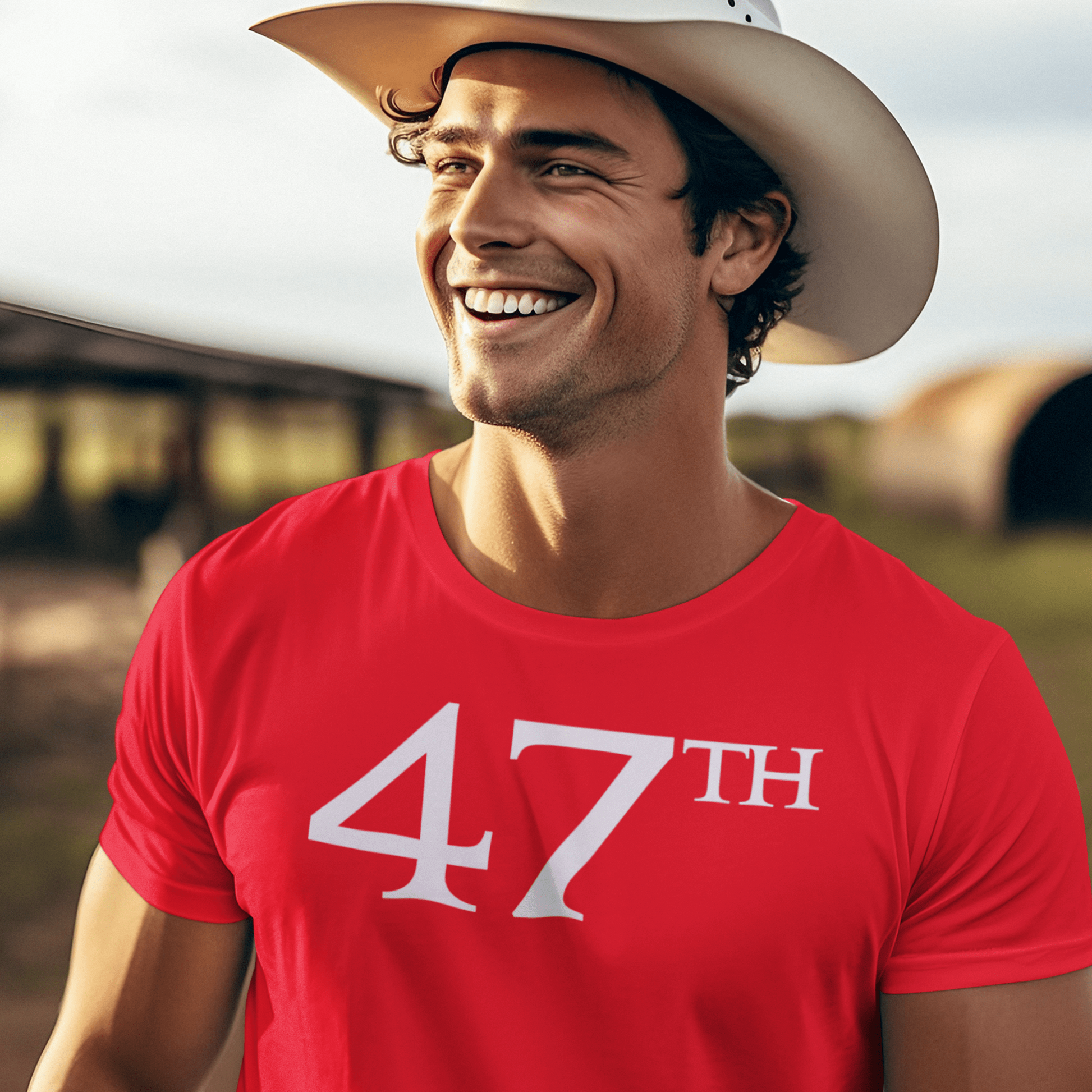 Printify T-Shirt 47th Short-Sleeve T-Shirt