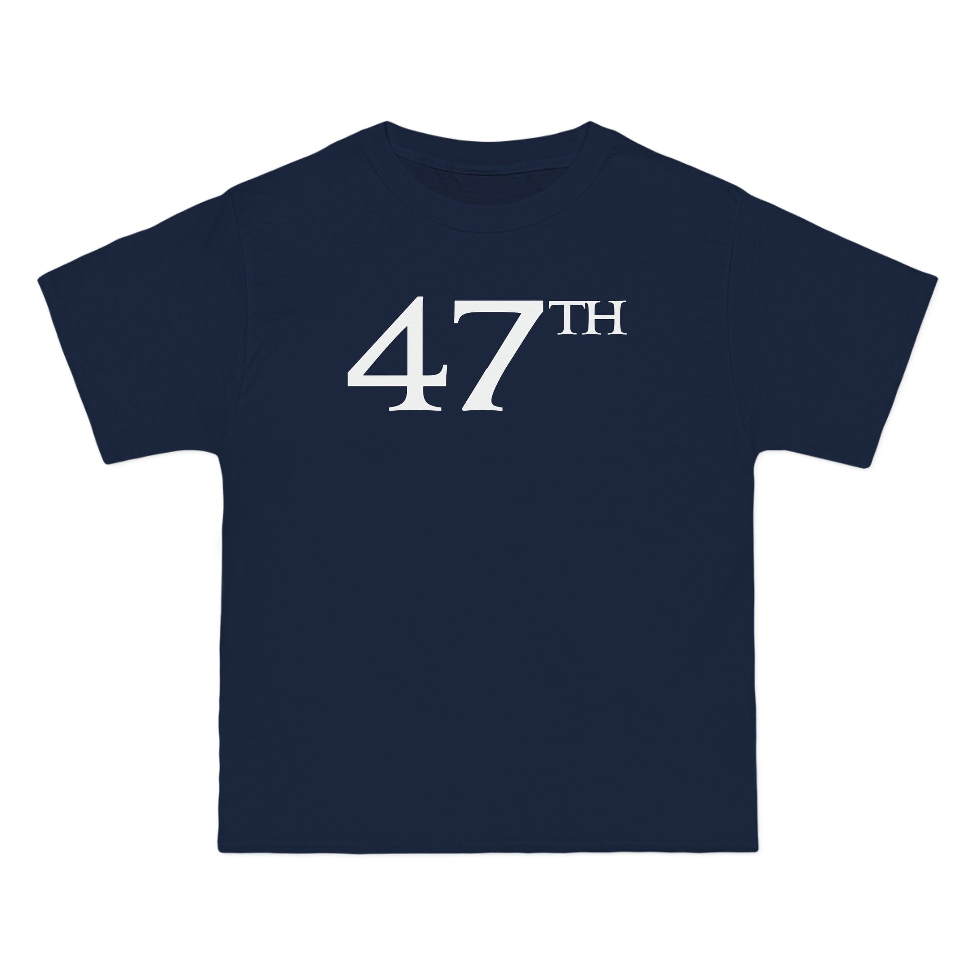 Printify T-Shirt Navy / S 47th Short-Sleeve T-Shirt